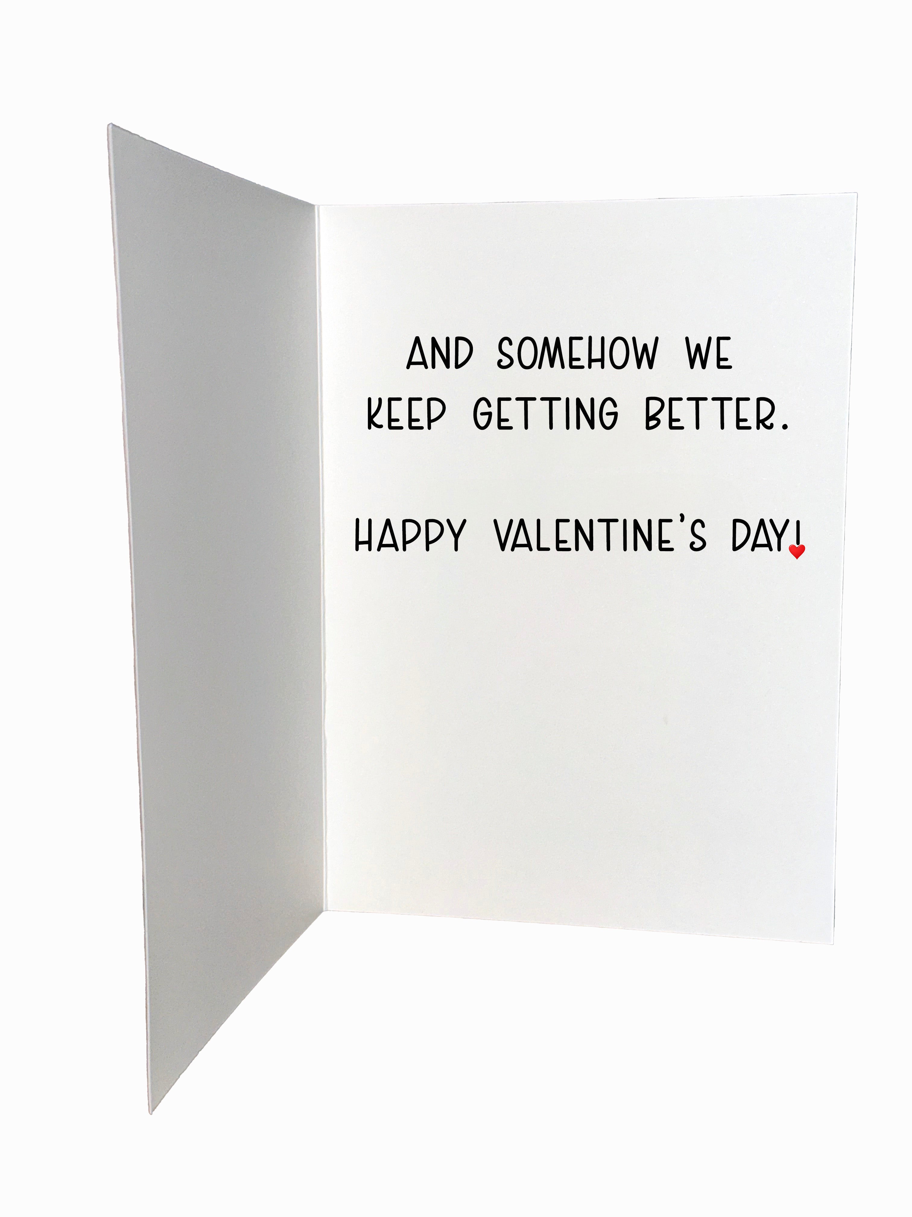 I Love Us Valentine’s Day Card | Pink Pastel Floral by BARDZ