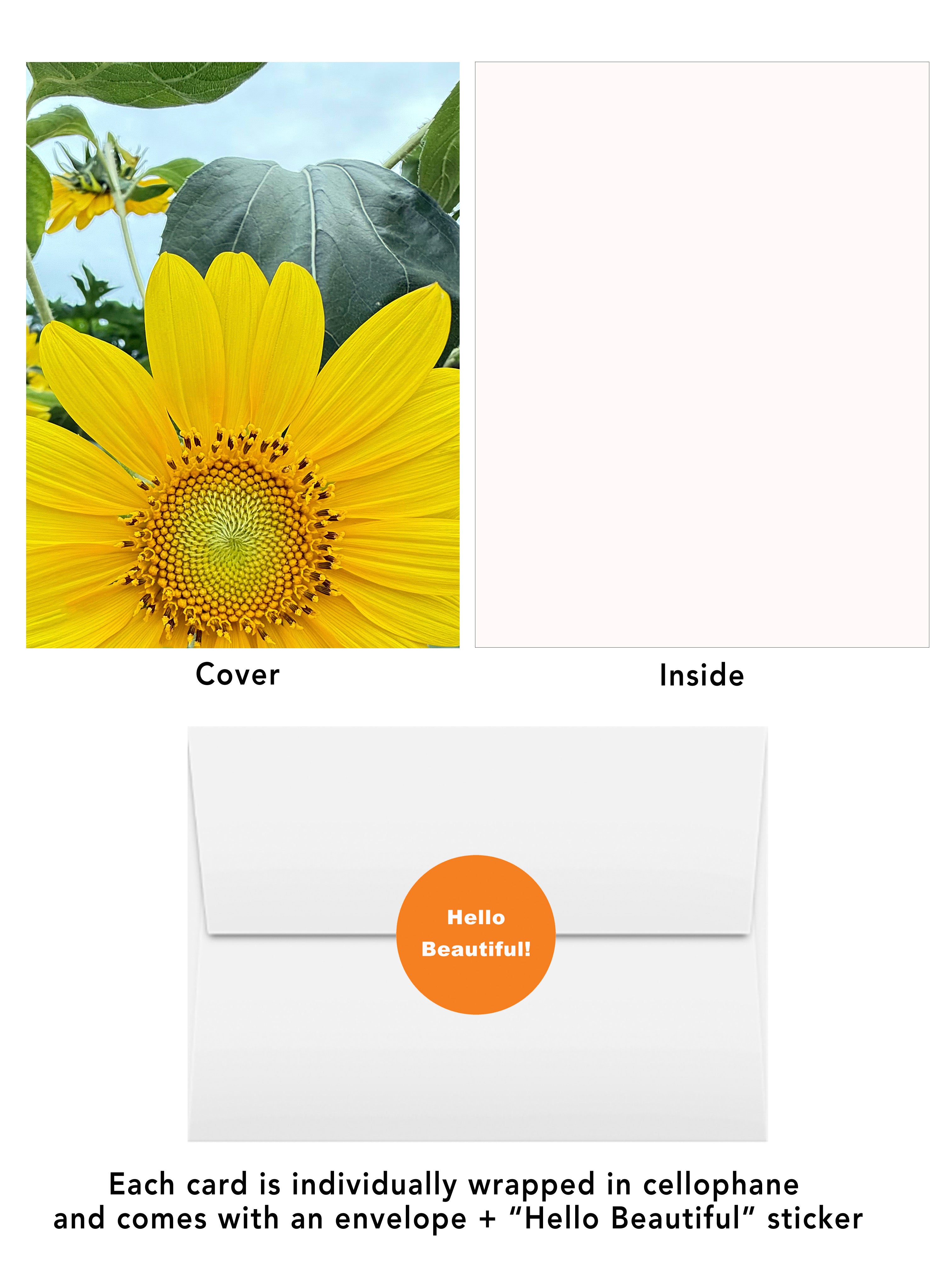 A Vietnam Flower Card | Blank Inside Greeting Card | Bardz
