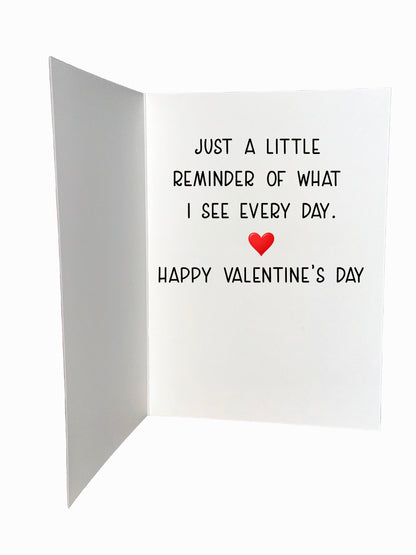 Hello Beautiful Valentine’s Day Card | White Peonies Floral by BARDZ