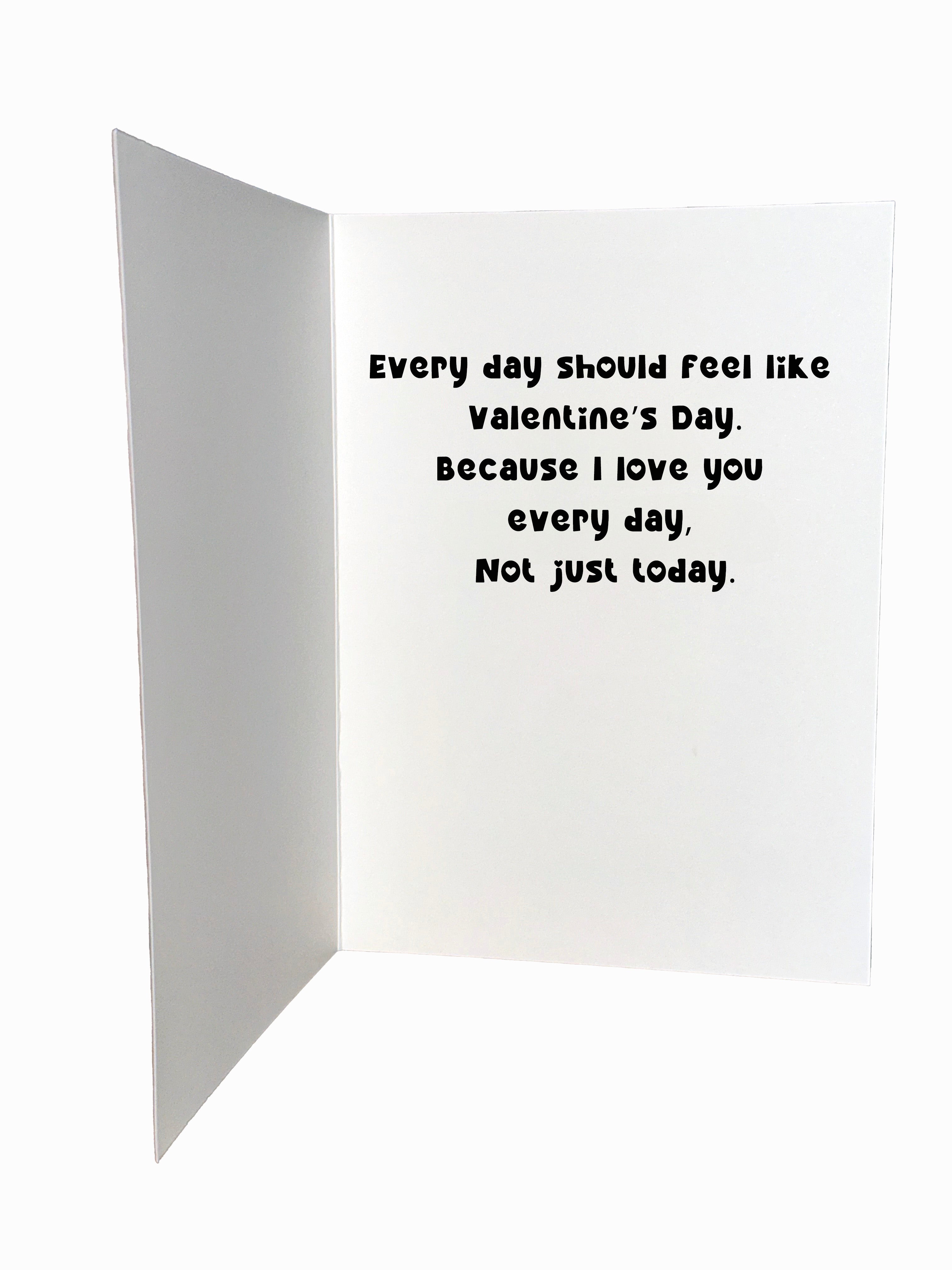 a. The Anti Valentine’s Day Card | Modern Black & White Typography by BARDZ