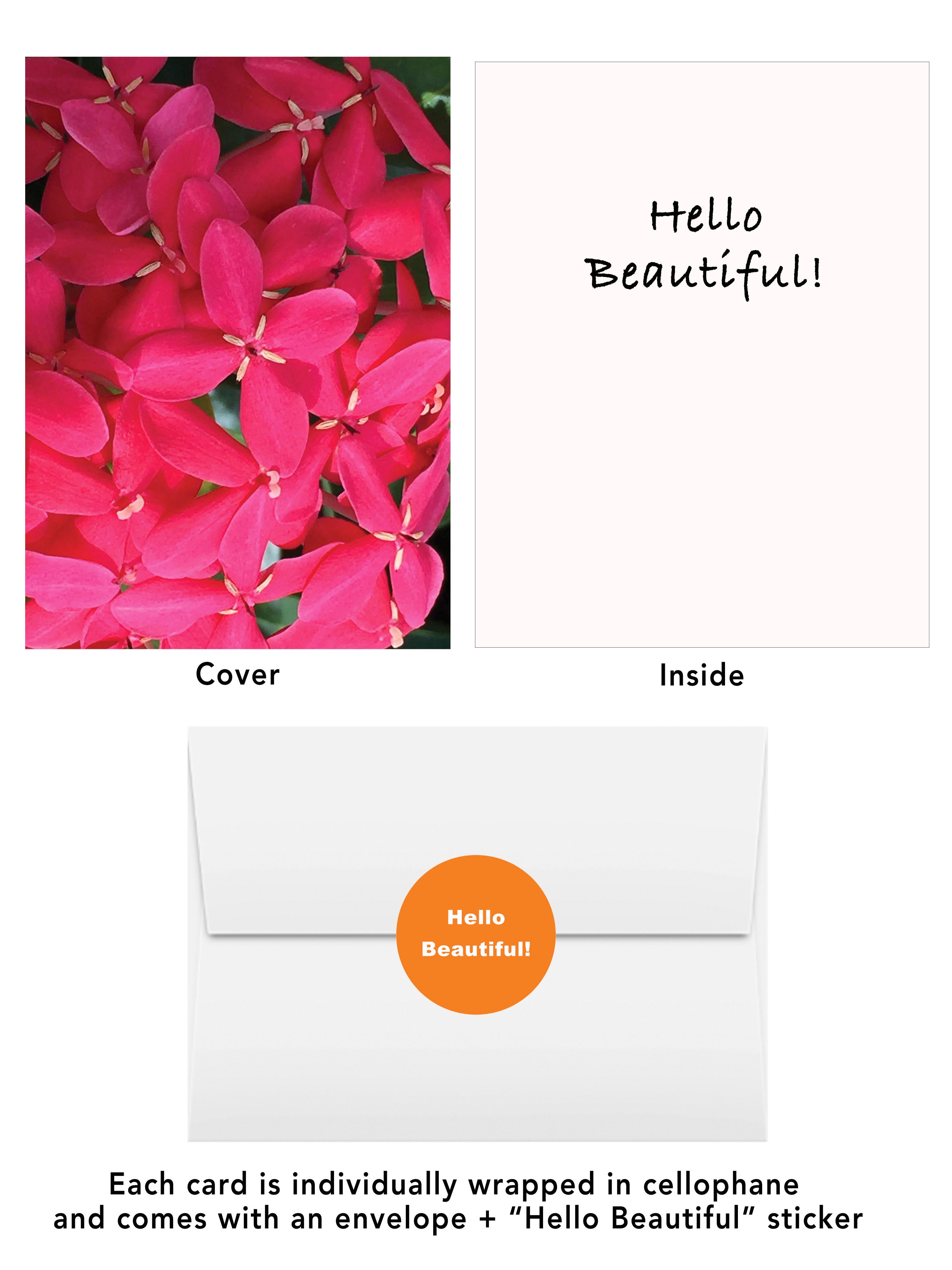 a.  Hello Beautiful Greeting Card — Virgin Gorda, BVI